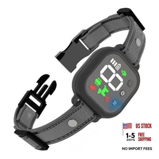 Noobark Dog Bark Collar for Small/Large Dogs 8-120lbs - Rechargeable Anti Bark