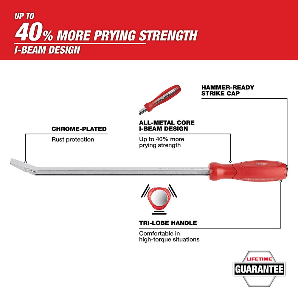 Milwaukee 45-74-9208 8" Pry Bar