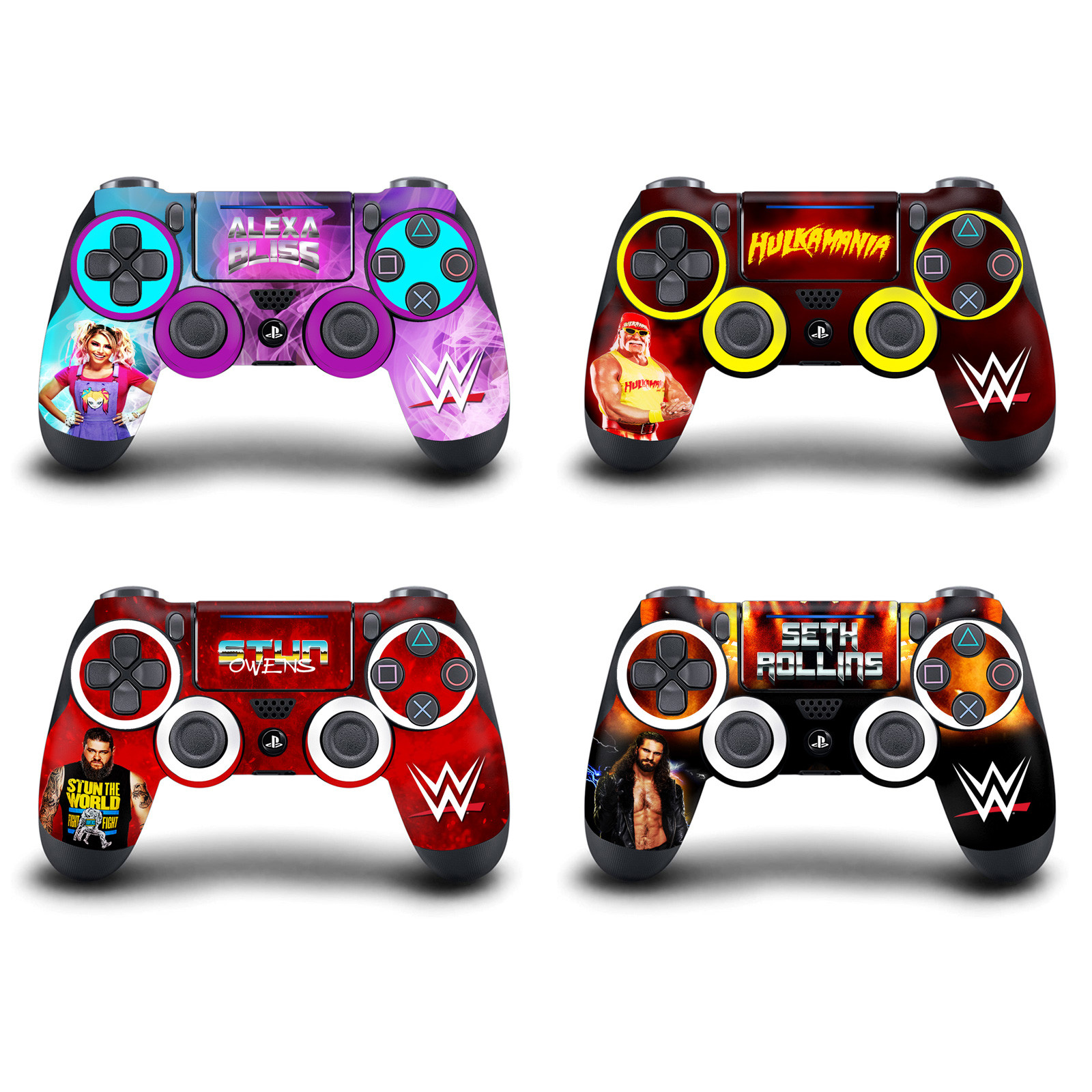 OFFICIAL WWE SUPERSTARS AND LEGENDS 2 VINYL SKIN FOR PS4 DUALSHOCK 4 CONTROLLER