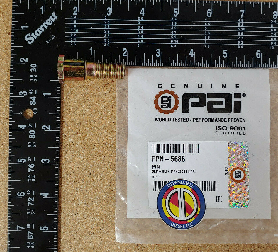 Latch Striker Pin for Mack MR model. PAI# FPN-5686 Ref# Mack 25624851, 62QS1114R