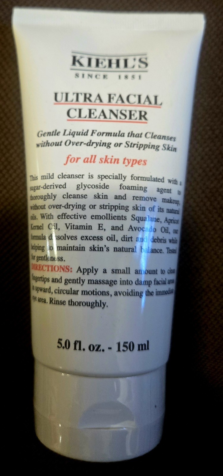 Kiehl's Ultra Facial Cleanser All Skin Types Fresh Batch 5 oz ~ 150ml New Sealed