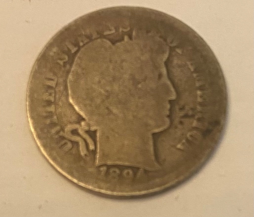1894-O 90% Silver Barber Dime KEY DATE