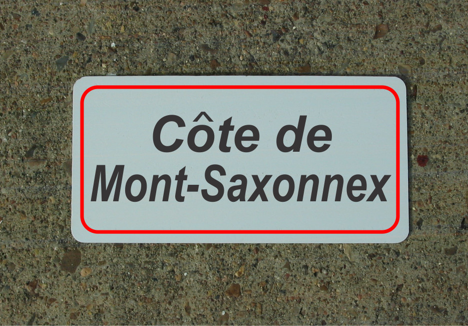 Cote De Mont-Saxonnex ROAD SIGN METAL TOUR DE FRANCE Bike Race ROUTE
