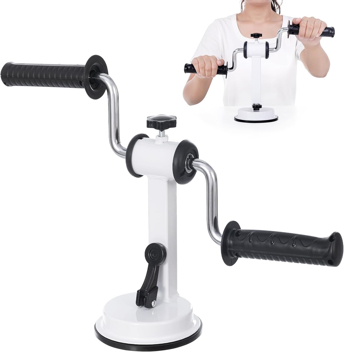 Arm Bike Physical Therapy Portable Rehabilitation Exerciser Arm & Shoulder