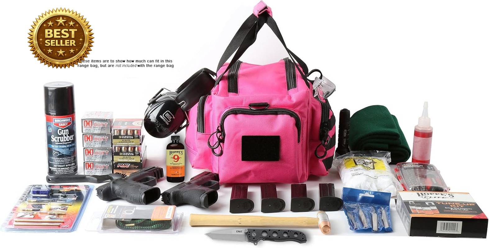Tactical Range Bag Medium Shooting Gun Case Ammo Storage Molle Webbing