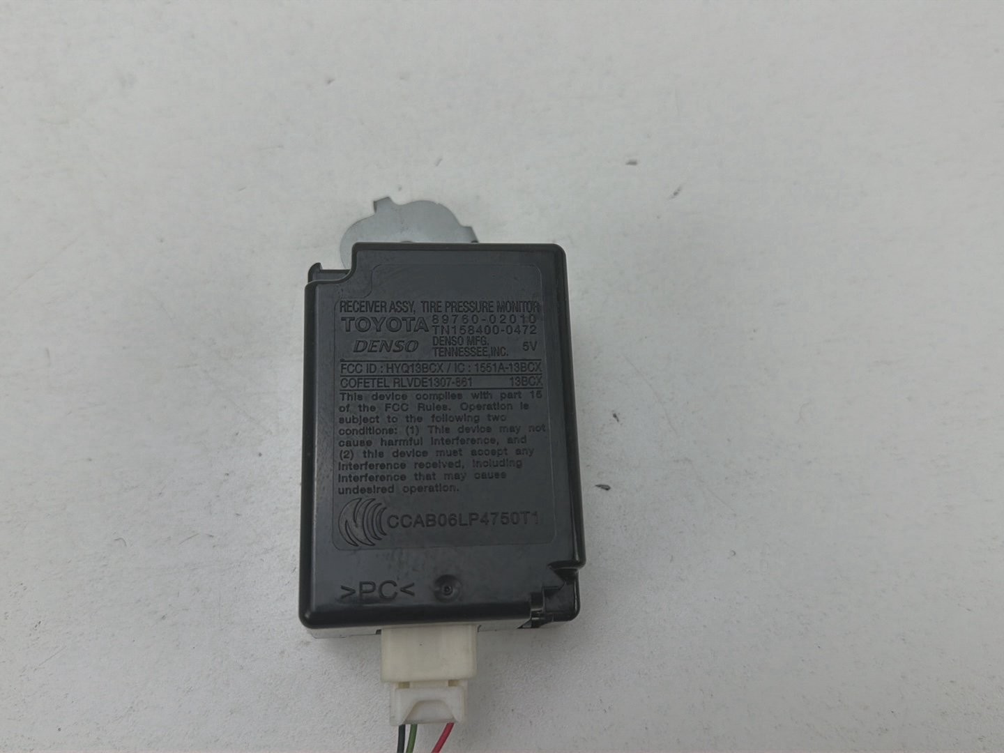 2009-2010 Pontiac Vibe TPMS Control Module 8976002010 OEM