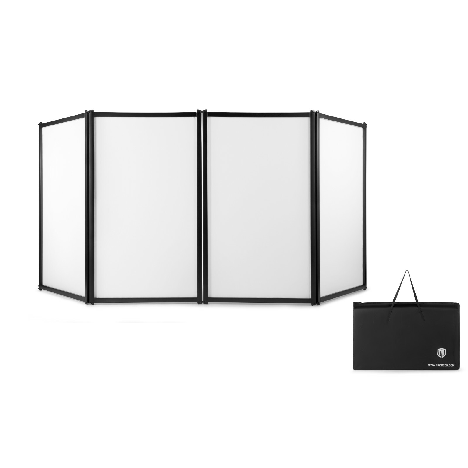 PRORECK DJ Foldable Facade Portable Event Booth Panels with Carry Bag