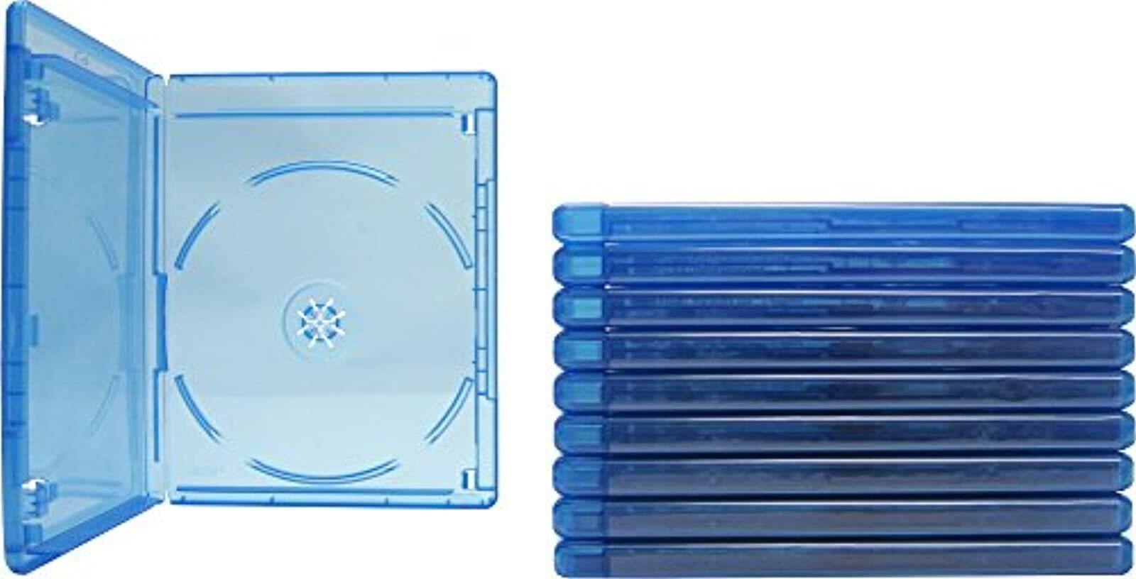 Lot Of 5 Standard Blu Ray Replacement Cases Single CD Blu-Ray Box Cover 5PC