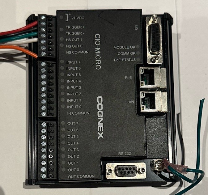 Cognex 821-0016-2R In-Sight CIO-MICRO I/O Module 825-0034-2R