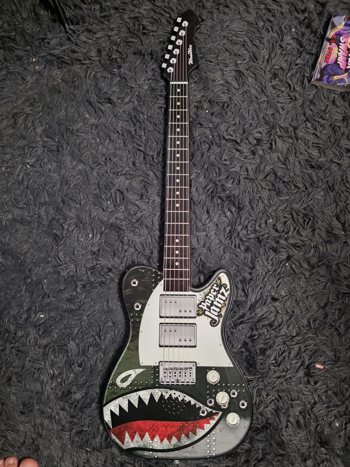 WOWWEE PAPER JAMS INSTANT ROCK STAR GUITAR SERIES 1  - Great Condition Works