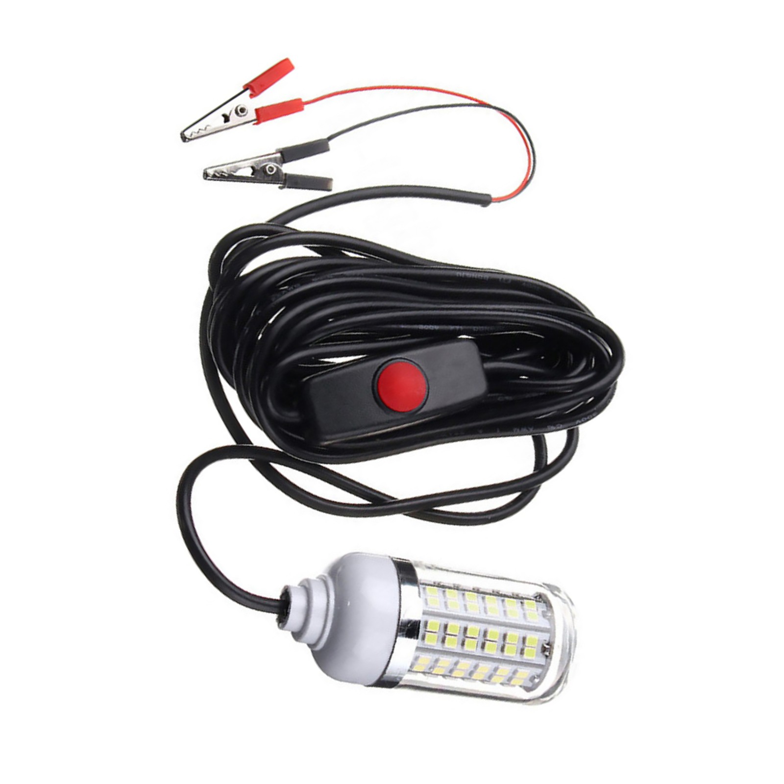12-24V LED Underwater Fishing Lure Bait Light Night Submersible Squid Lamp oqw
