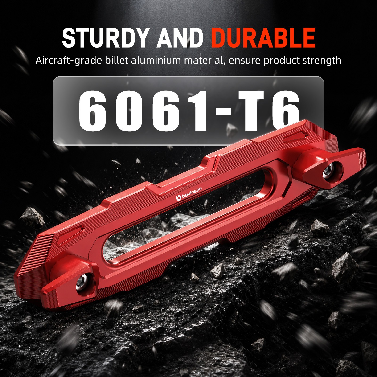 Recovery 10 inch Winch Fairlead Cable Guide Mount Dual-Hook Securing Design