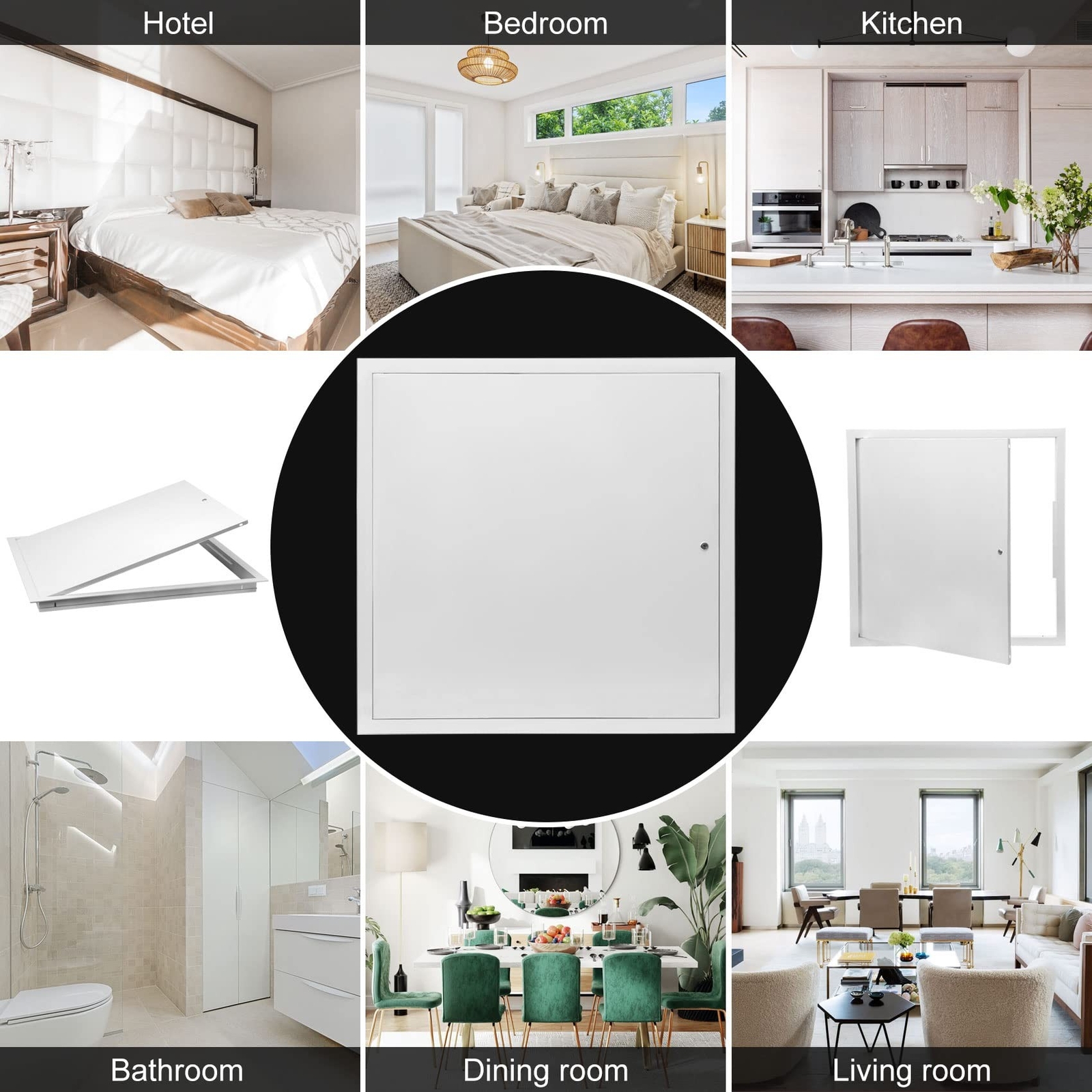 Thicken 1mm Access Panel 24 x 24 Metal Access Door for Drywall,Ceiling Electr...