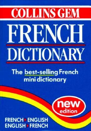 Collins Gem French Dictionary French, English English, French - Paperback - GOOD