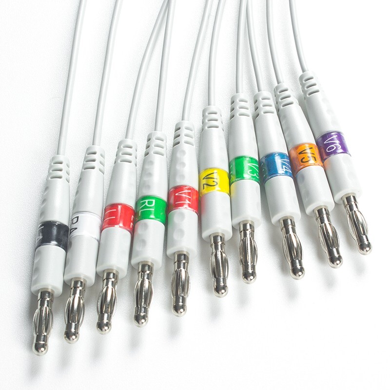Compatible Welch Allyn SE-PRO-600 10Lead EKG Cable AHA Banana Cardioperfect