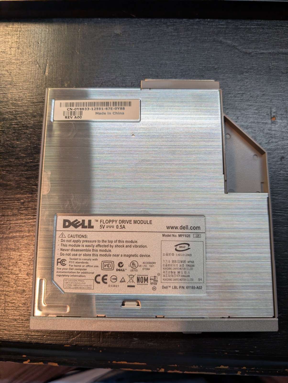 Dell Floppy Drive Module Model No. MPF82E