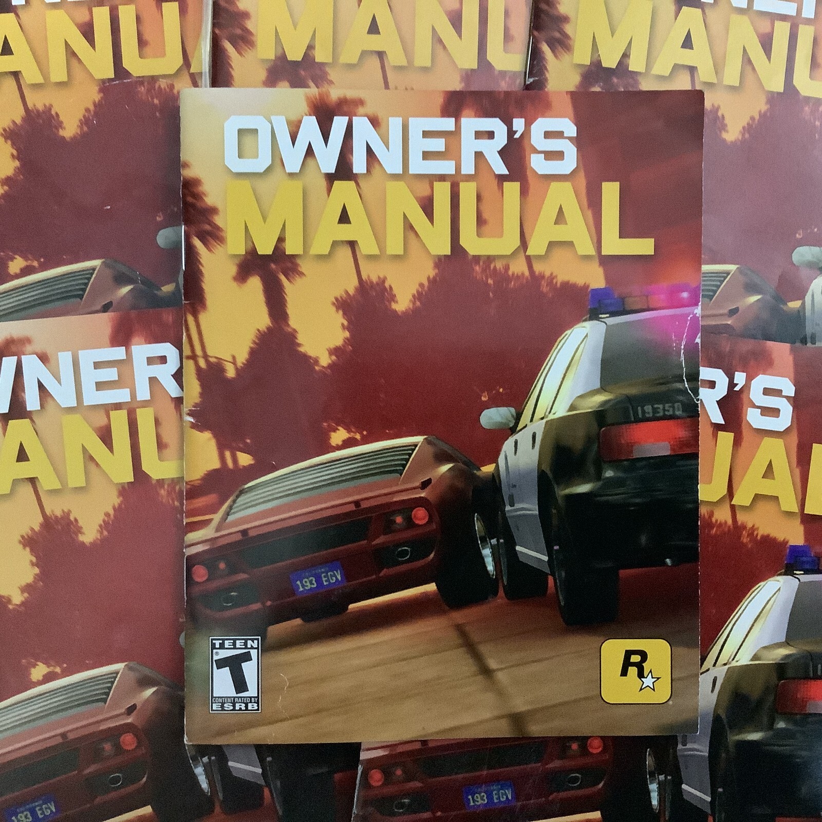 Midnight Club Los Angeles PS3 PlayStation 3 Instruction Manual Only