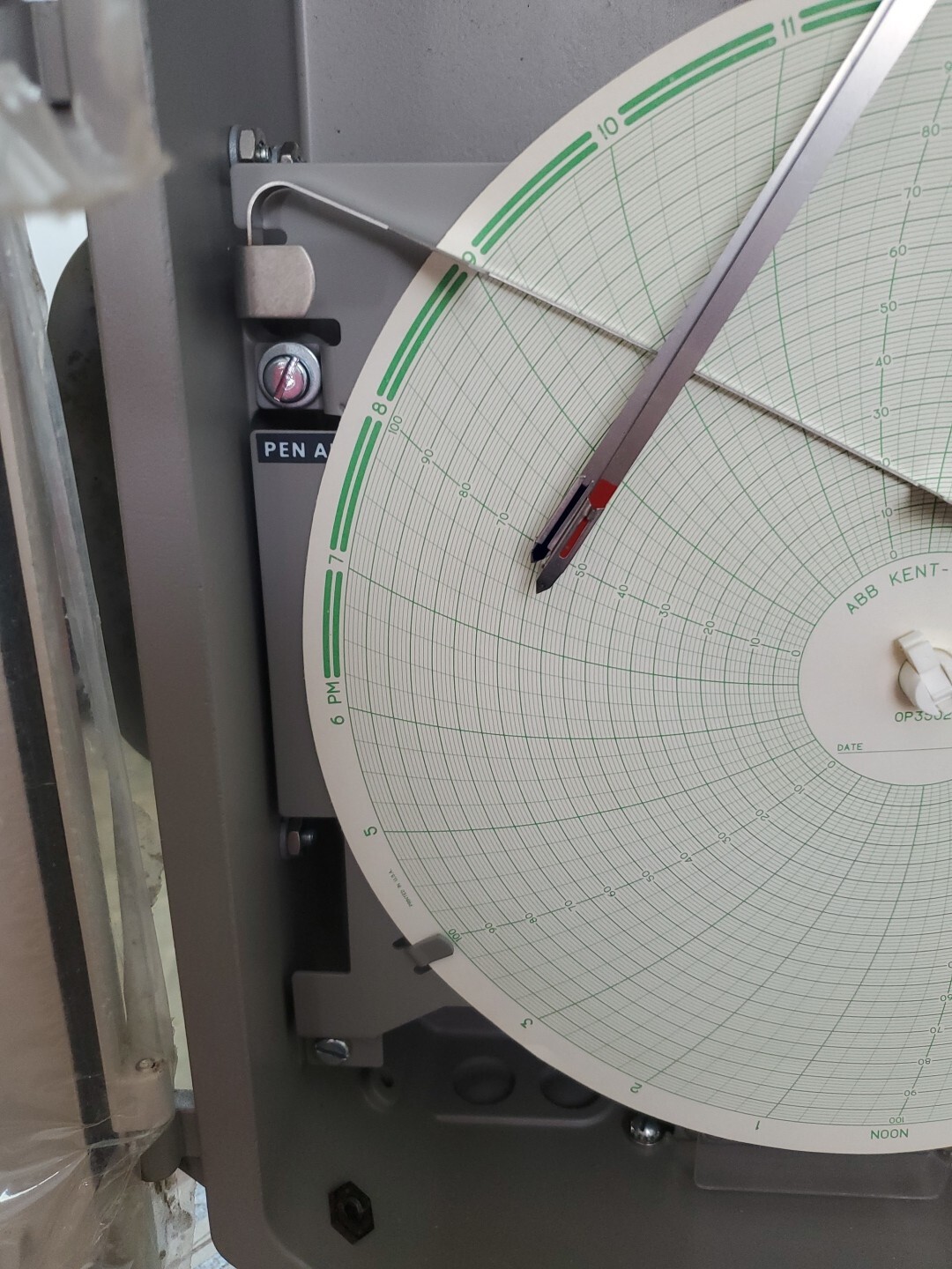 ABB Kent Taylor Fulscope Scale Chart 0P 3502 (CX24A)