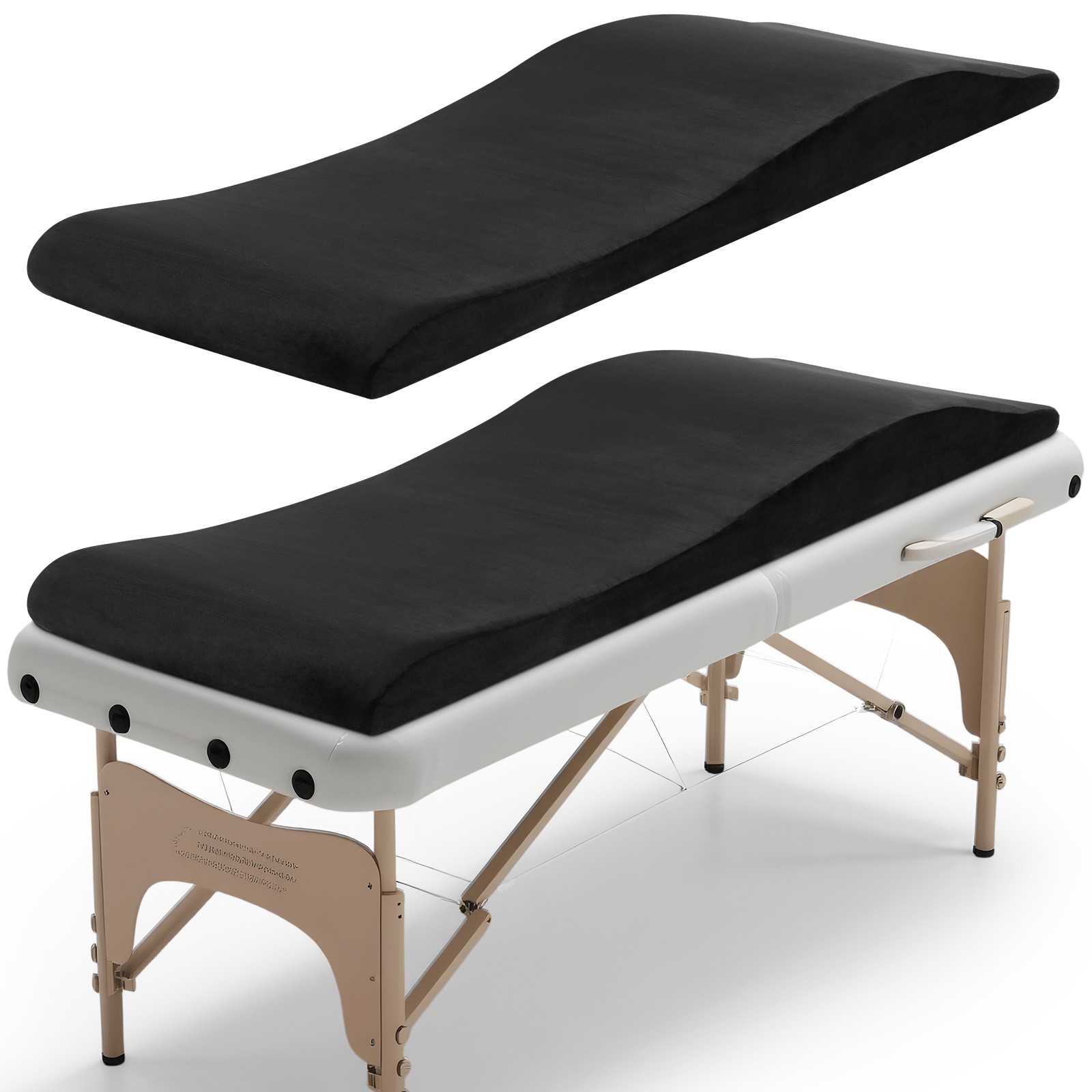 Ergonomic Lash Bed Topper, Massage Bed Topper, High Density Lash Bed Foam Topper