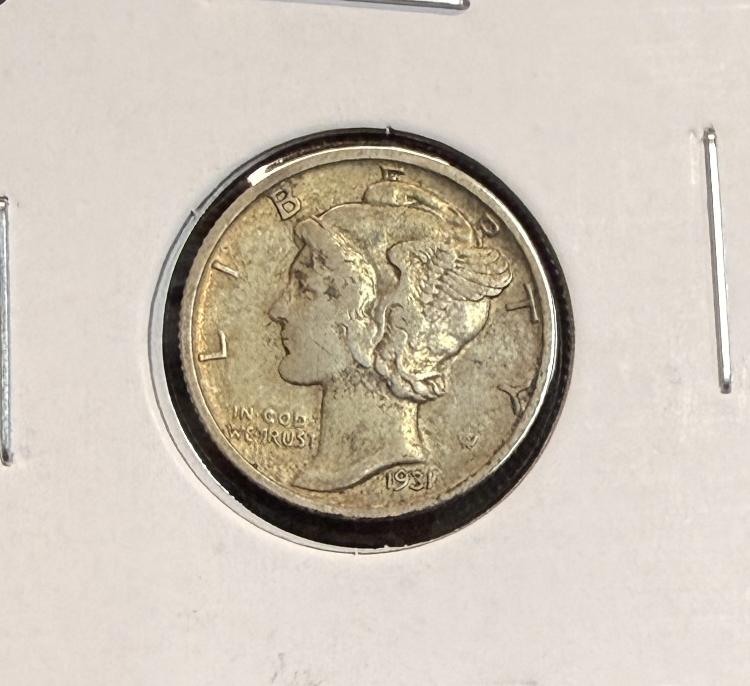 1931-S Mercury Head Dime, Nice AU. (22070)