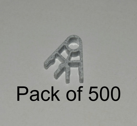 (500) K'nex Gray Granite 2-Way Connectors- KNEX Bulk Standard Replacement Parts