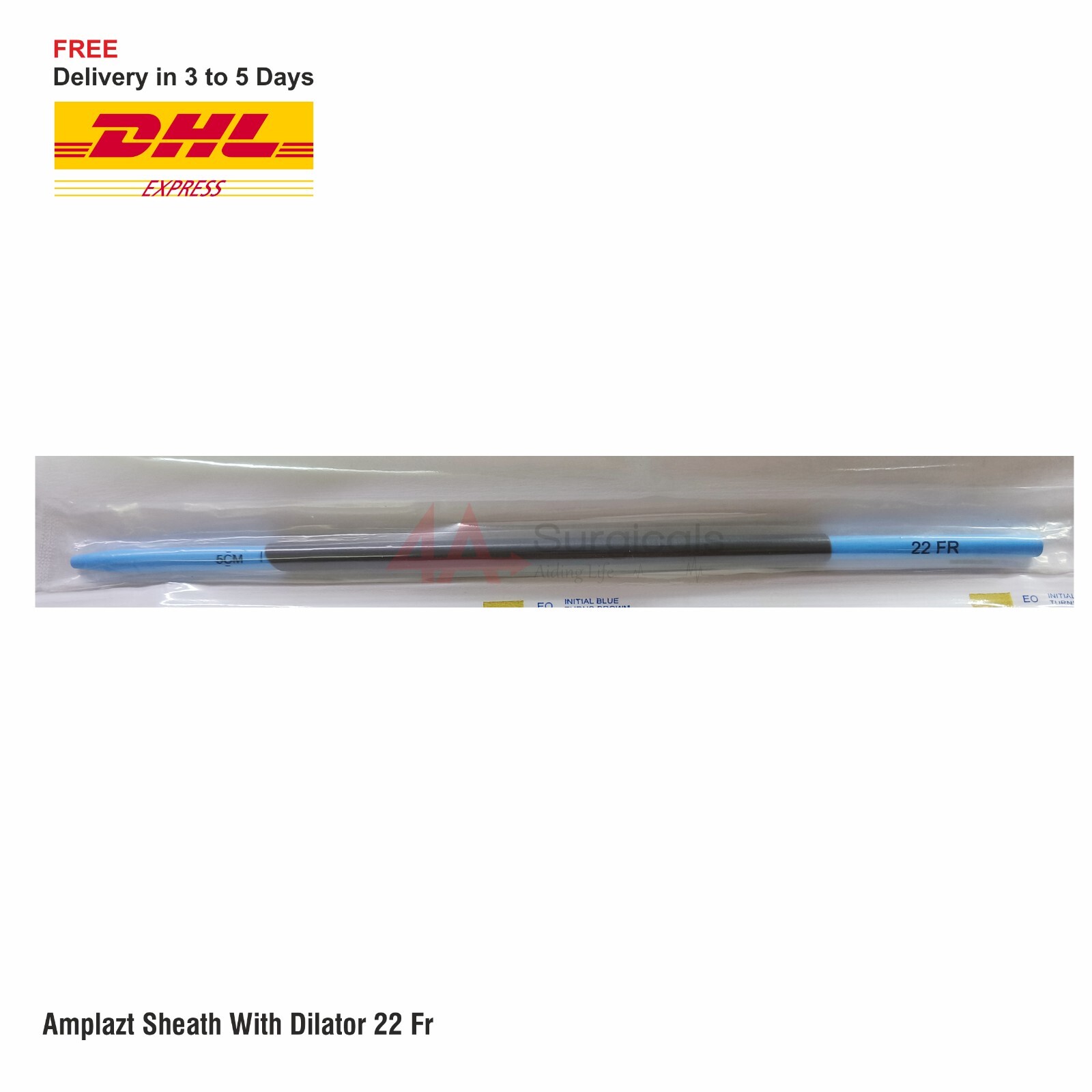4A Amplatz Renal Sheath 22 Fr with Dilator PCNL Urology