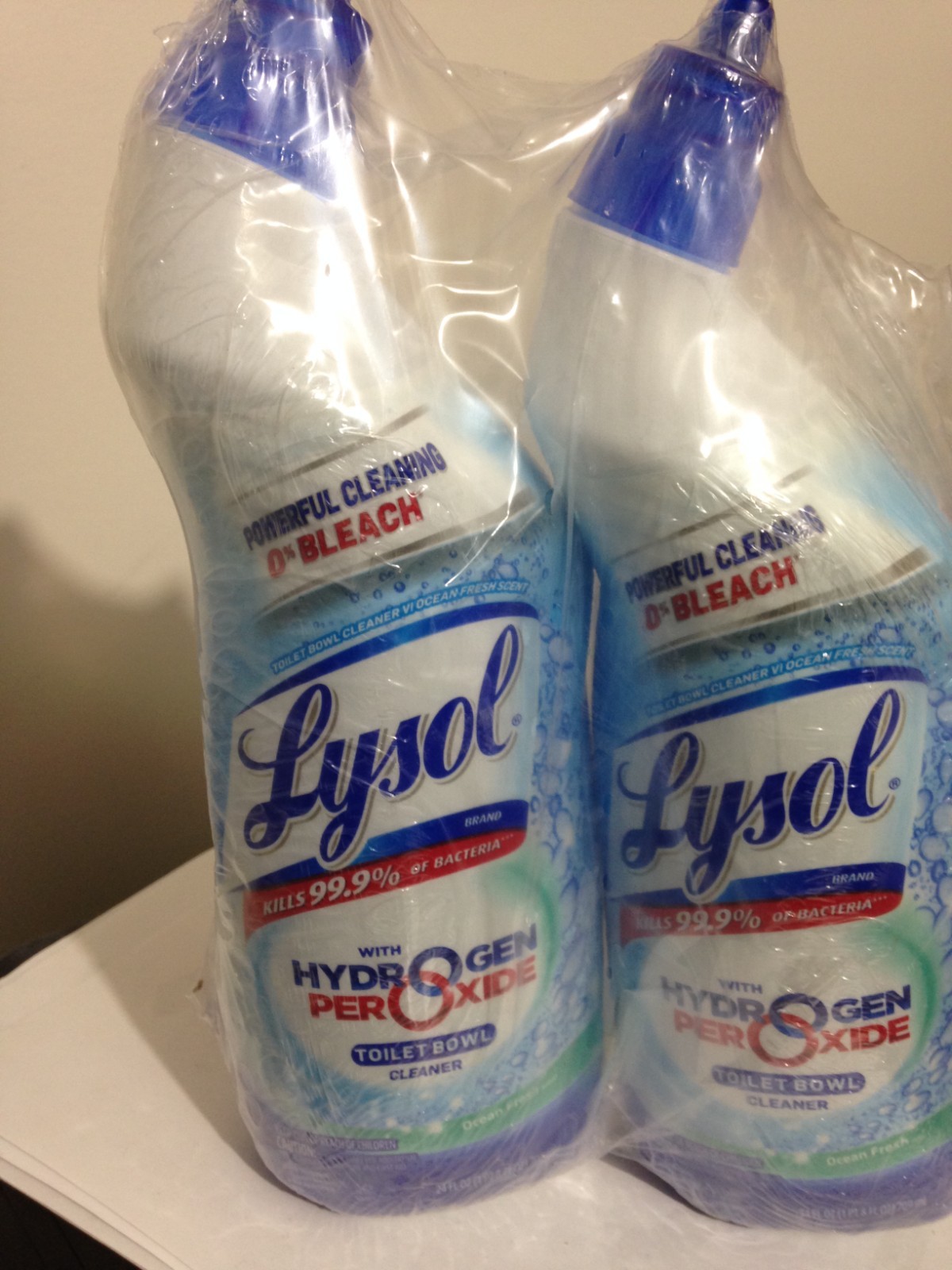 2 Lysol Toilet Bowl Cleaner Gel, for Cleaning and Disinfecting, Bleach Free, Oce