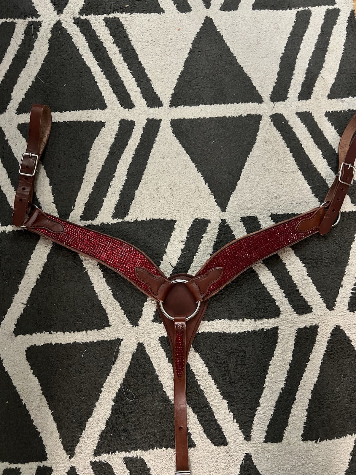 Custom Bedazzled Breast Collar!❤️