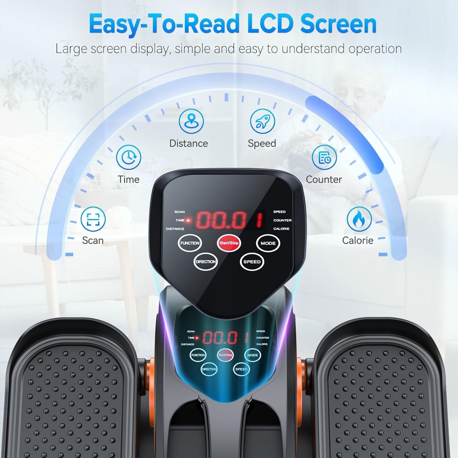 Electric Leg Exerciser for Seniors - Remote Control