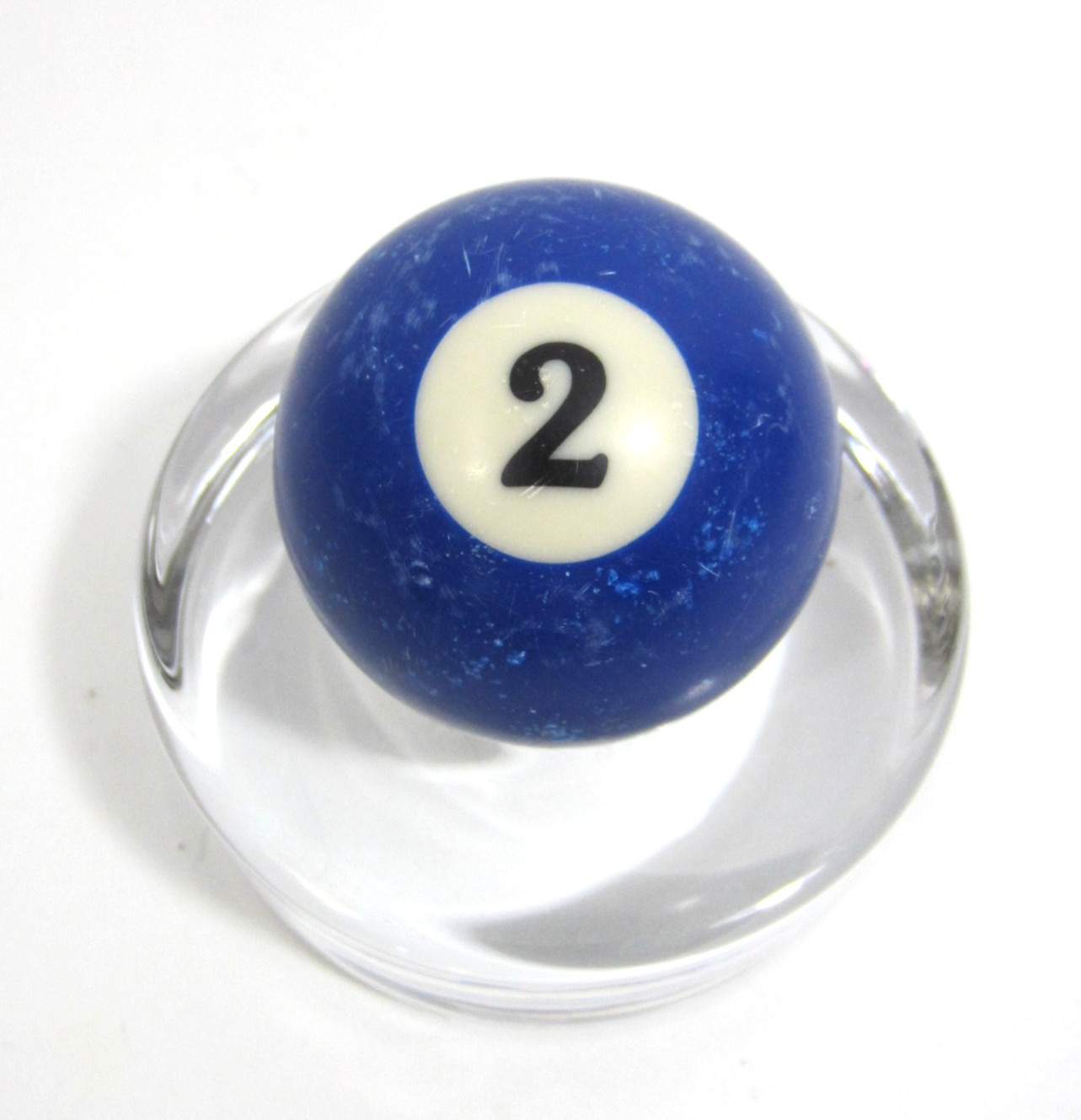 Vintage 2 1/4" Billiard Ball #2 Blue Solid Pool Replacement Lost Single