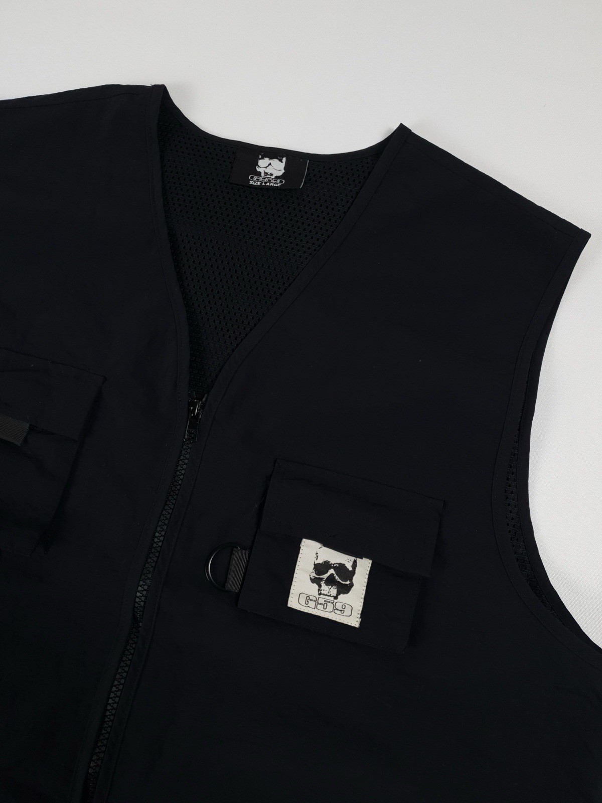 G59 Suicideboys Utility Tactical Military Vest Black Size Large Great Condition