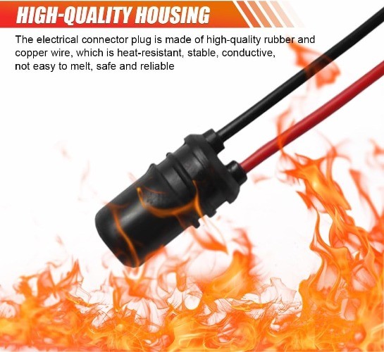 T10 194 Bulb Socket for Car, Round Mouth Pre-Wired Harness Plug Co Size: 20PCS