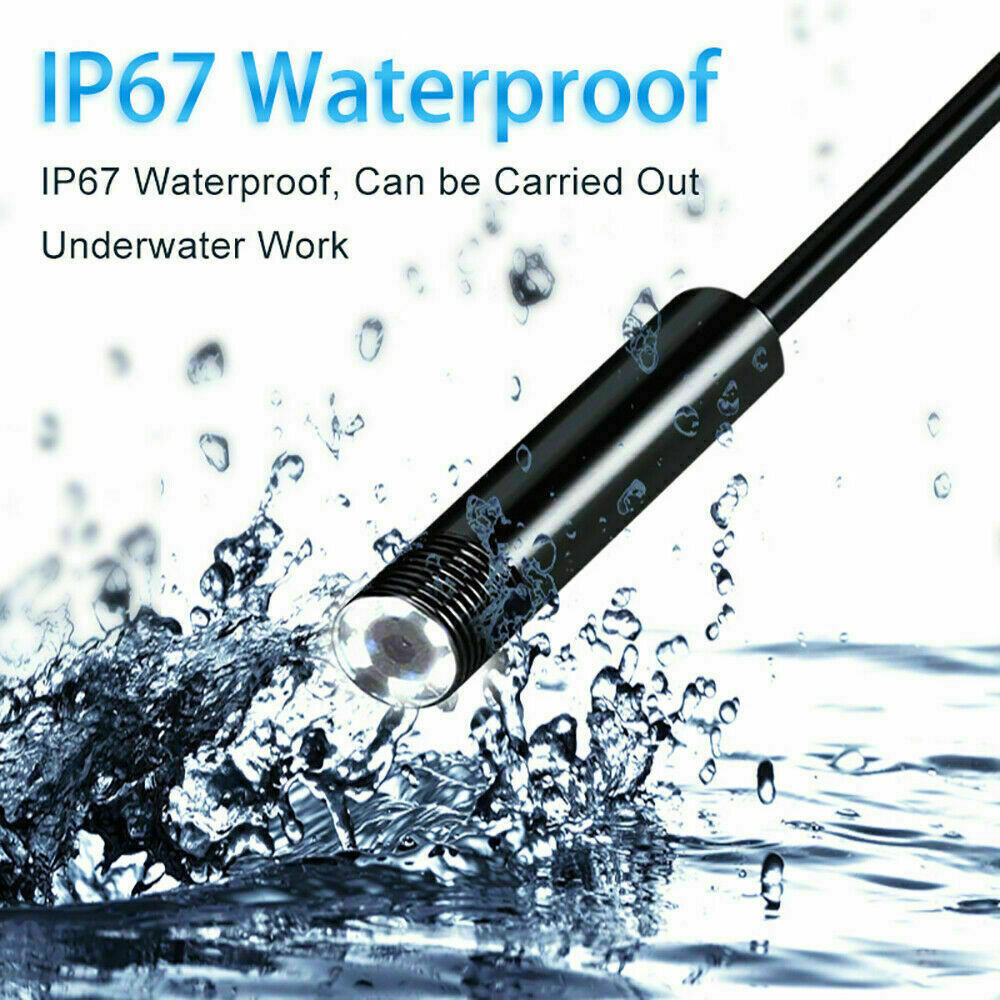 Endoscope HD Camera USB Type-C Waterproof Borescope Snake Inspection For Android