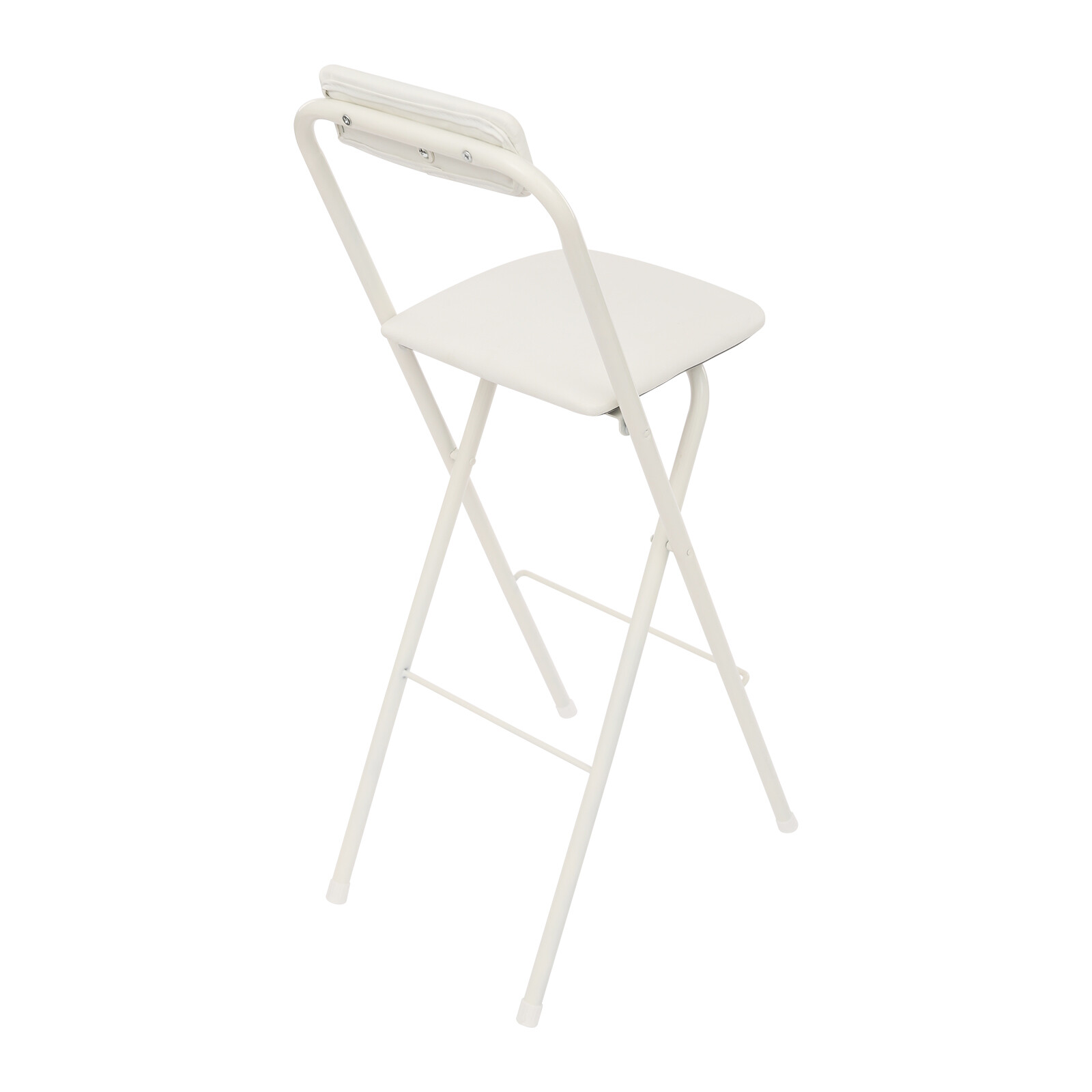 Folding Bar Chair 29.5in Height, 275lb Capacity, Portable PU Stool for Kitchen..