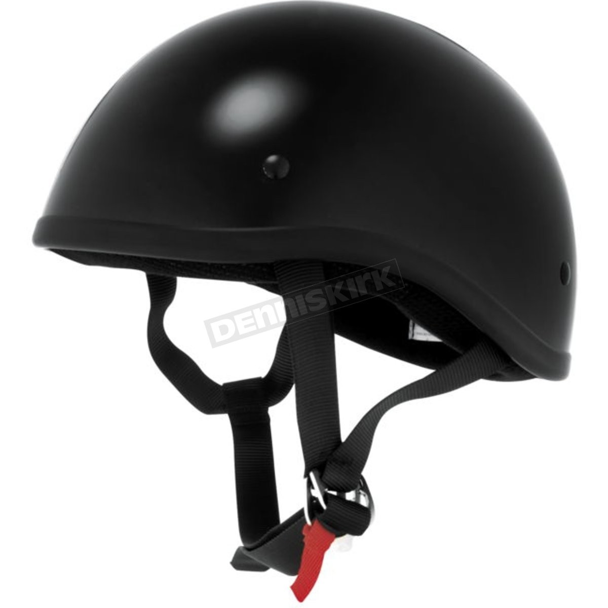 Skid Lid Black Original Half Helmet (Adult M) U-70 BLK MD