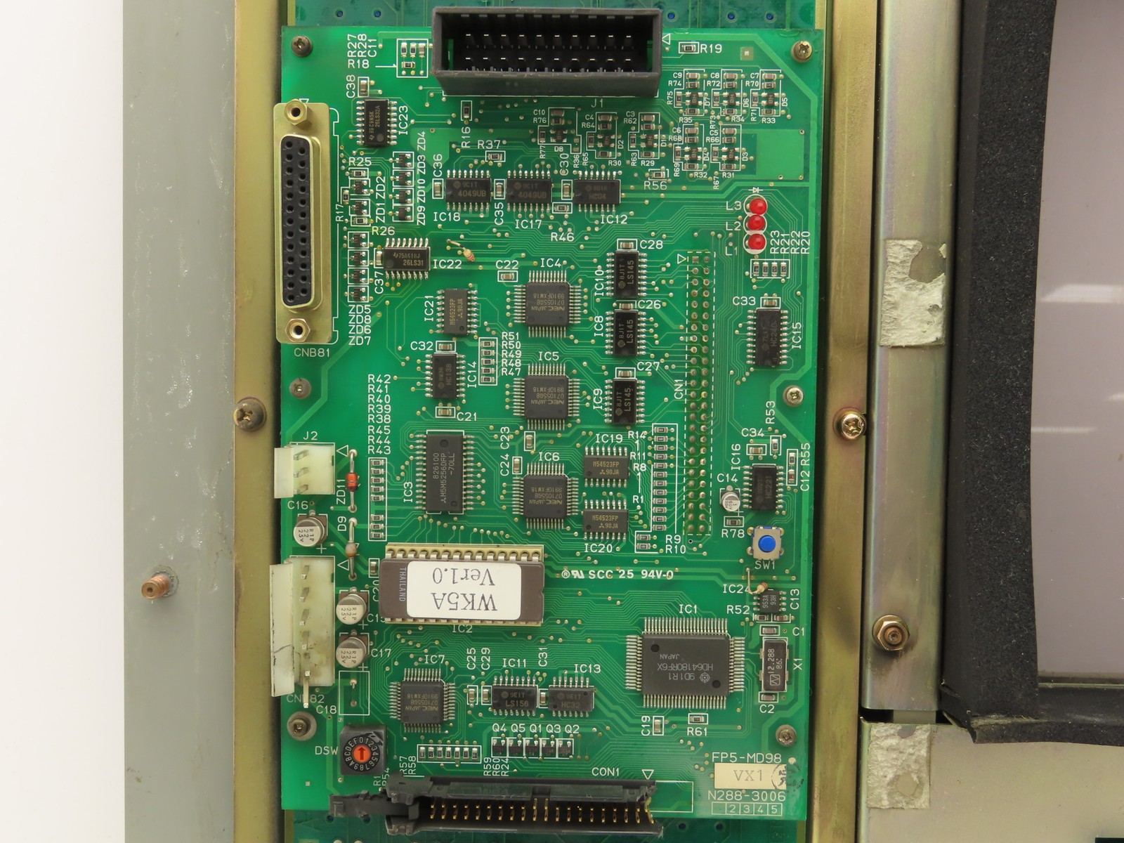 Mitsubishi BG513B088H02 CNC HMI Controller Panel Push Button EX8 Die Sinker