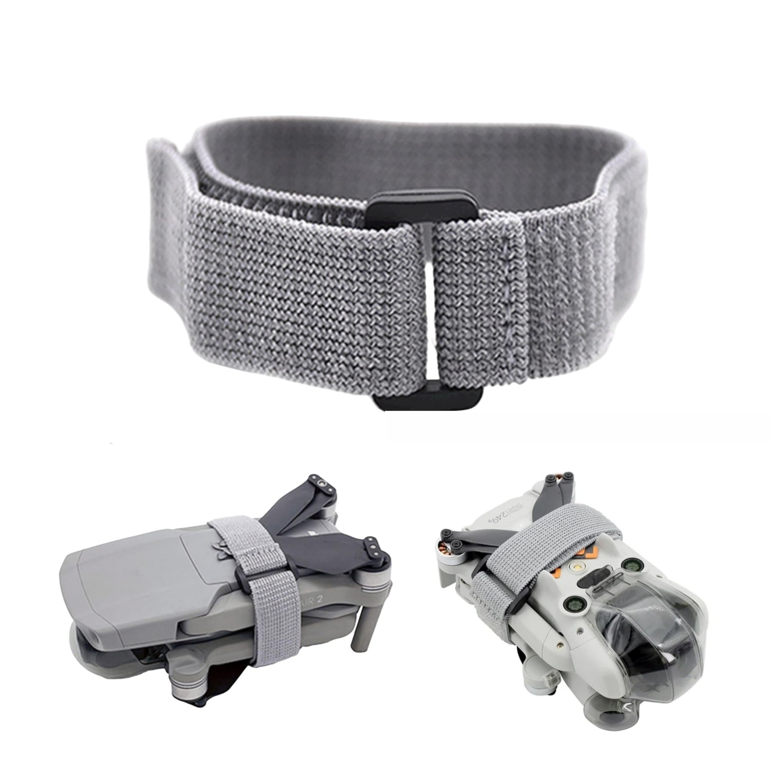 GetZget® Universal Props Holder Belt Compatible with Dji Medium, Light Grey