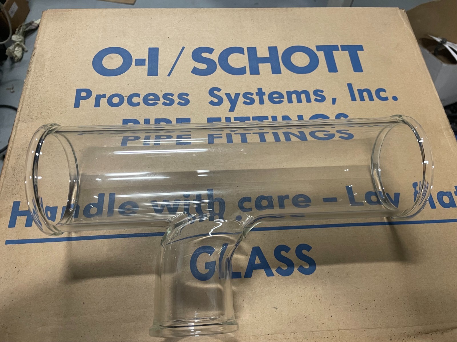 Kimax Drainline Fitting 6521-3020 3x2" Single T, O-I/Schott Process Systems