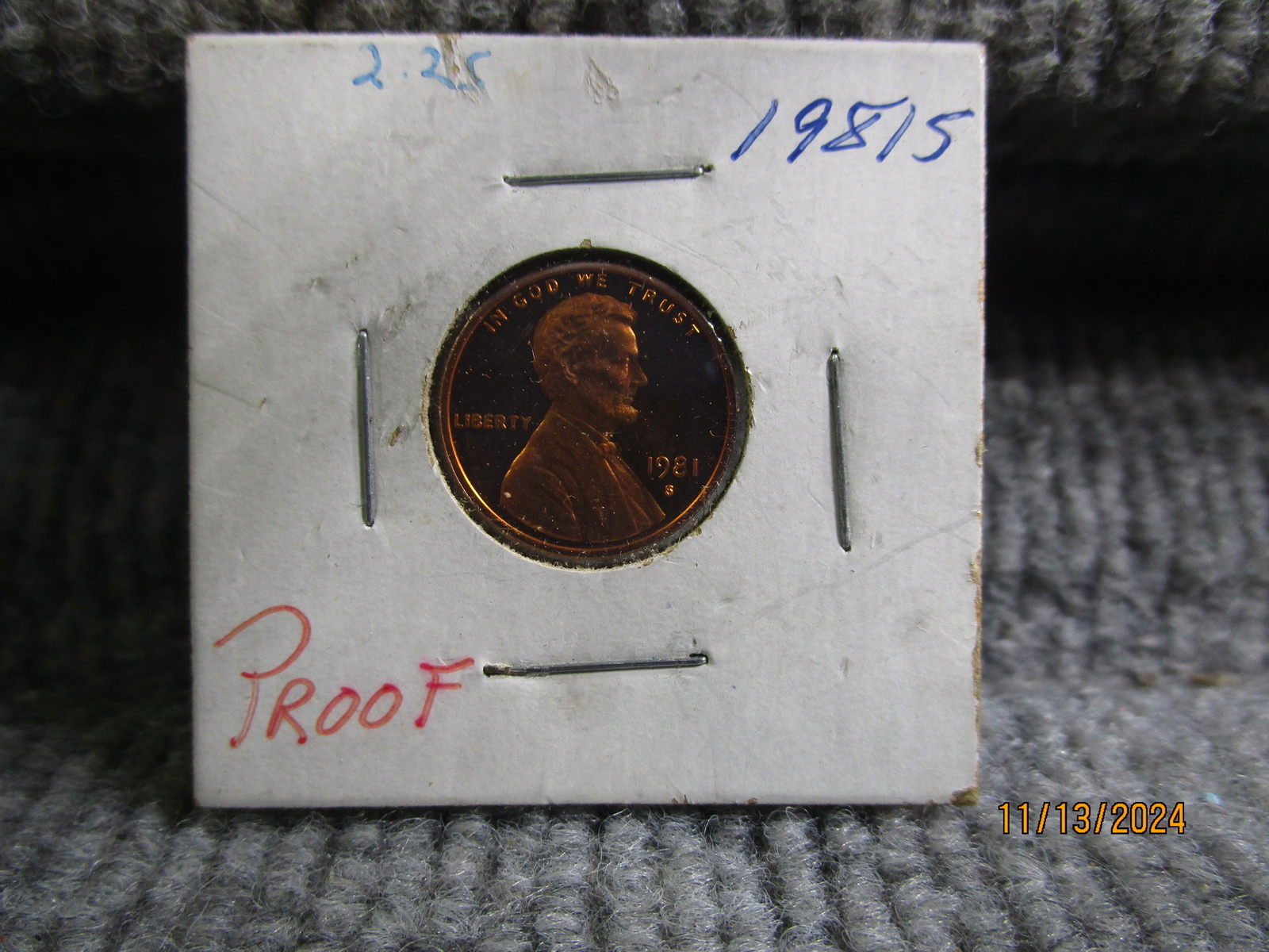 1981 S Penny Proof