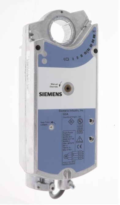 SIEMENS - 24V HVAC Automation Open Air Spring Return Damper Actuator GCA121.1P