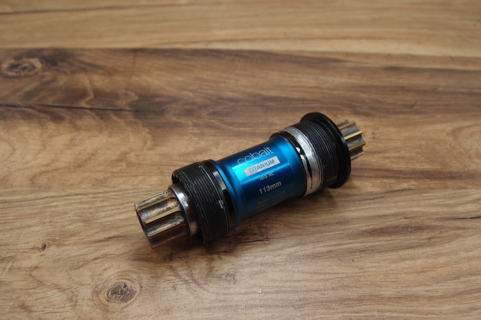 MTB bottom bracket Crankbrothers Overkill Cobalt Titanium BSA 113 mm