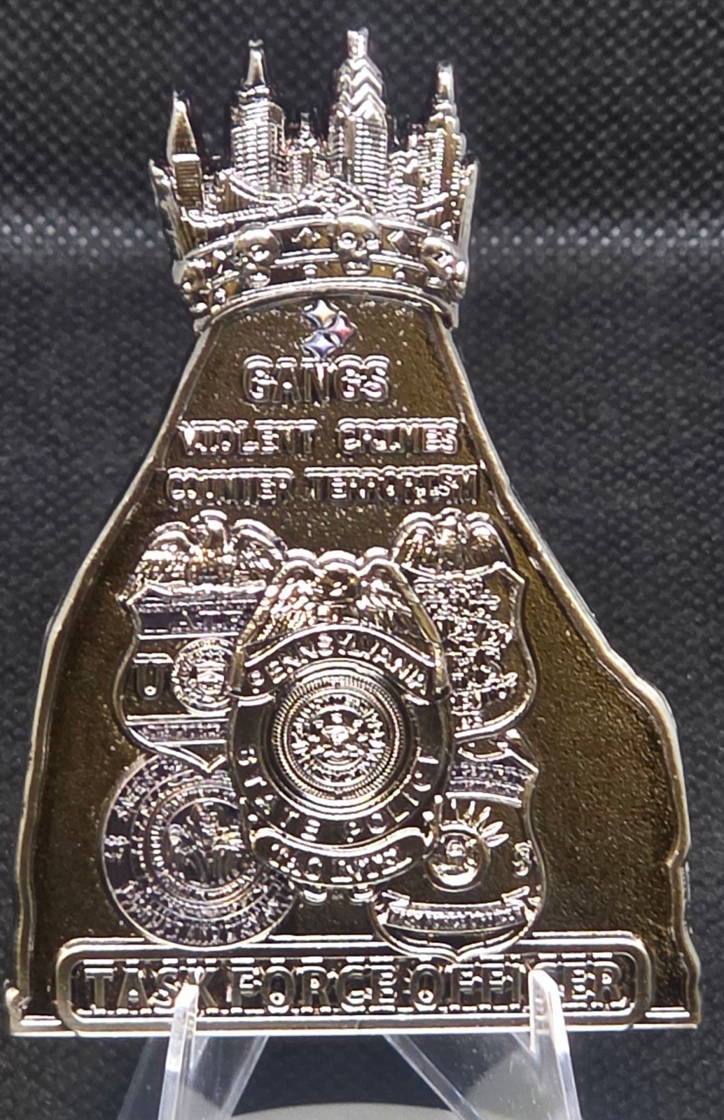 limited Made (100) PSP Gangs Violent Crimes Counter Terrorism Task Force Coin