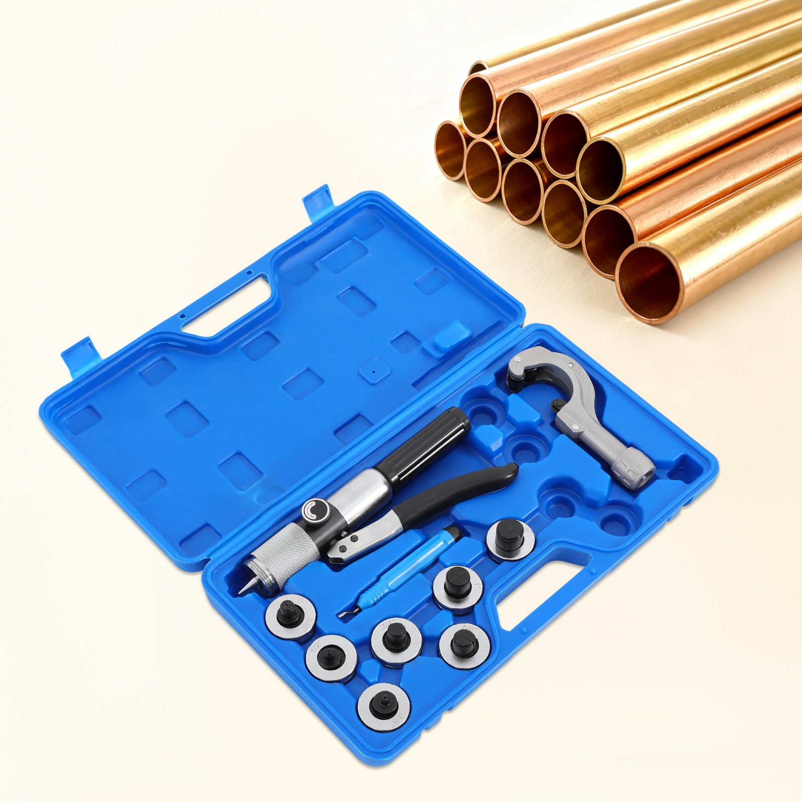 HVAC Hydraulic Swaging Tool Kit Fit Copper Tubing Expanding Copper Tube Expander