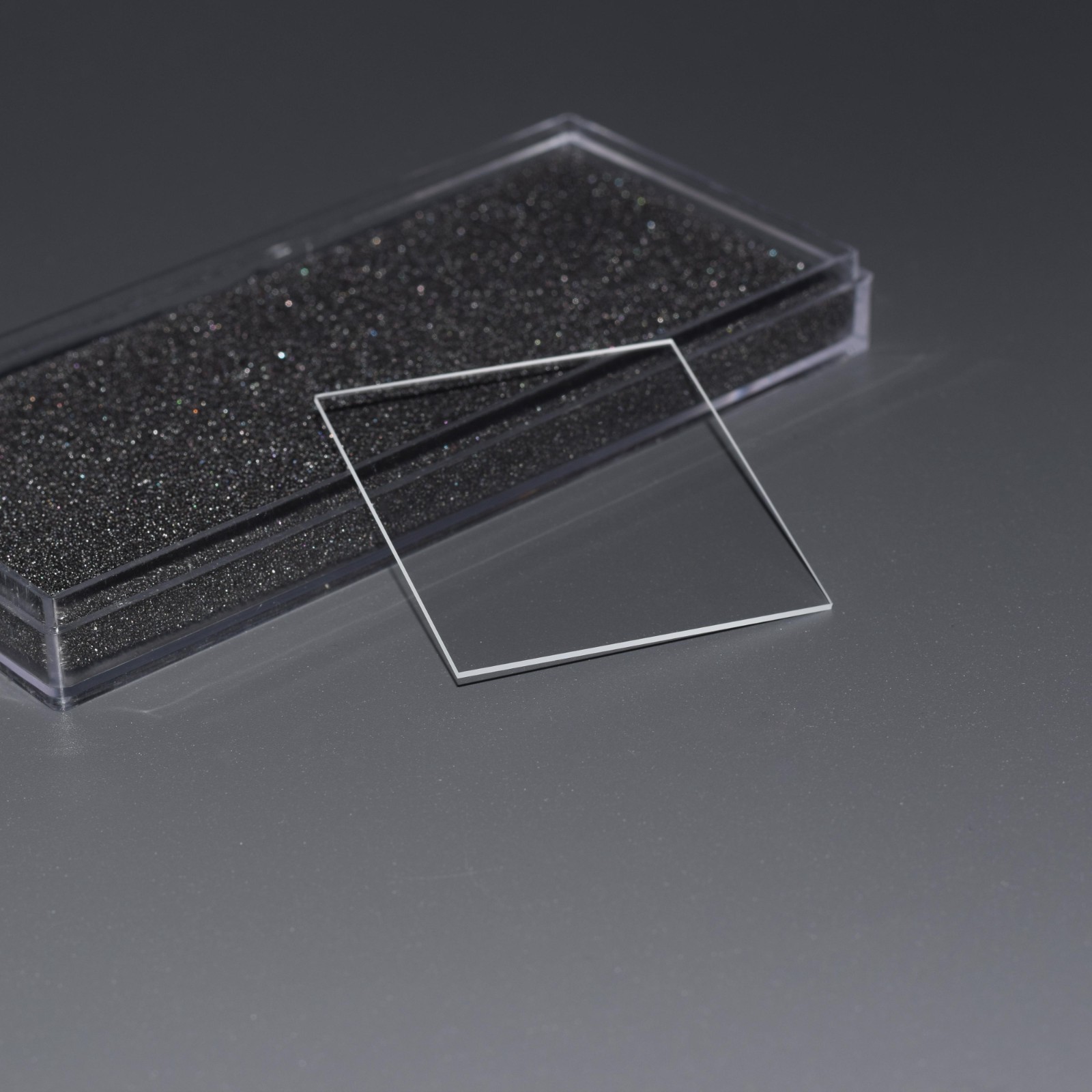25pcs 50x50x1.1mm Borosilicate Glass Sheet High Temperature Resistant Windows