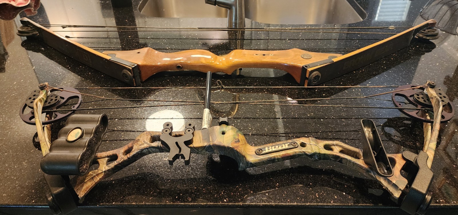 TWO BEAR COMPOUND BOWS FOR ONE MONEY ,MODEL BROWN BEAR & BEAR ARCHERY COMPOUND