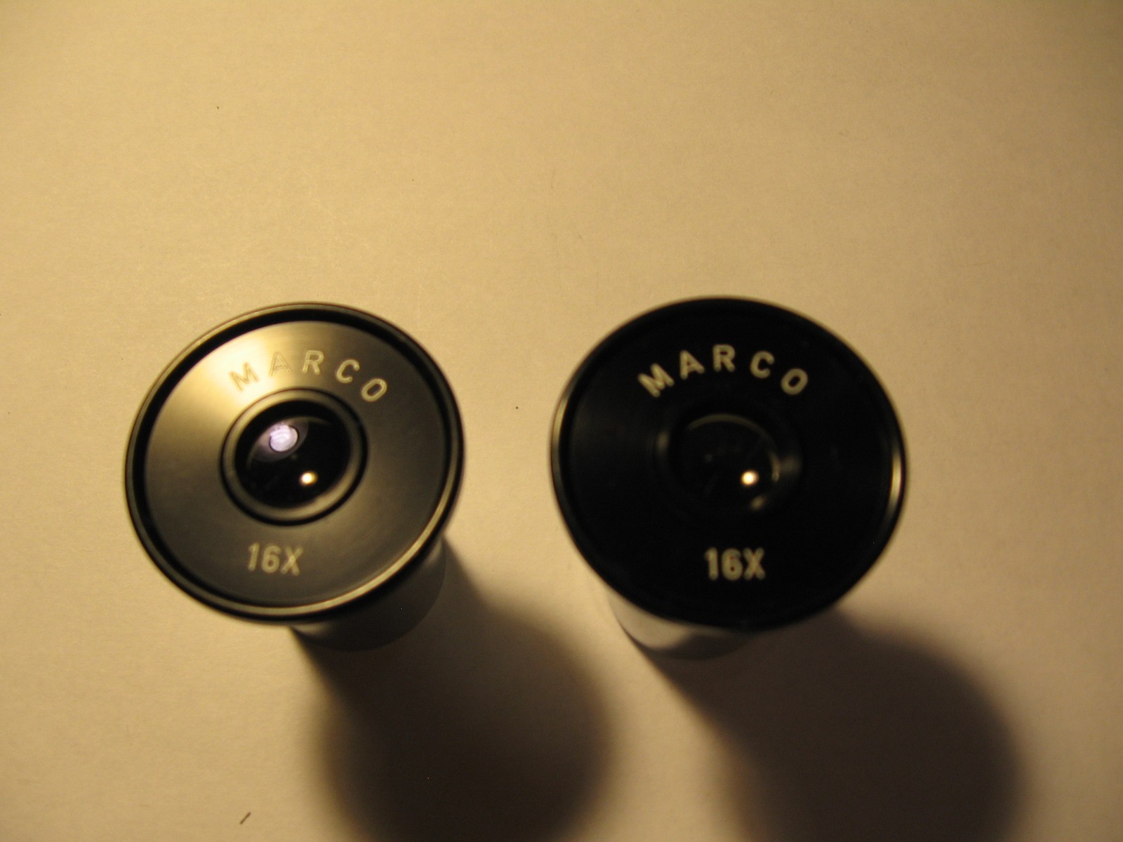 MARCO SLIT LAMP 16X EYEPIECES (2) TO EXTEND THE POWER OF YOUR SLIT LAMP