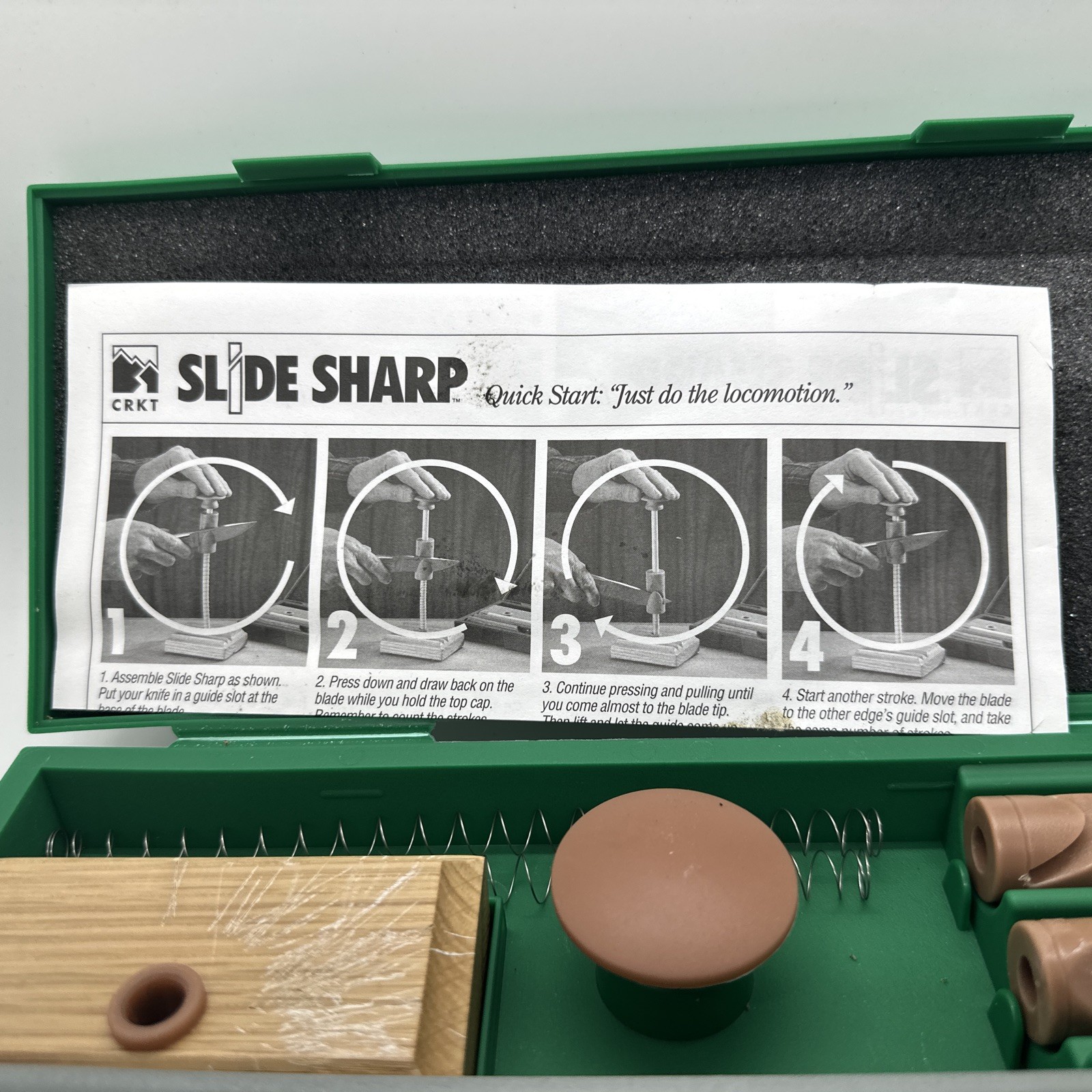 CRKT Slide Sharp Knife, Sharpening System Kit, Inbox Columbia River Knife & Tool