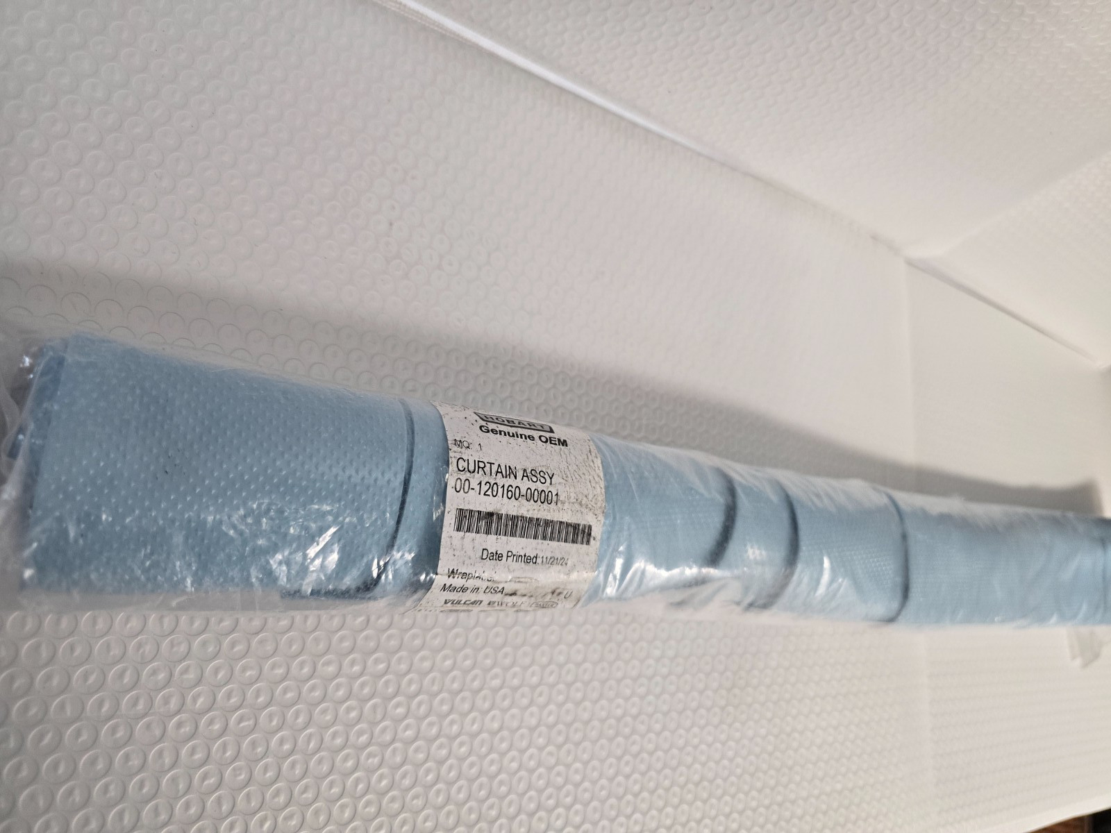 NEW Hobart 00-120160-00001 SPLASH CURTAIN, 11 1/4 X 31 1/2, SHORT, OEM