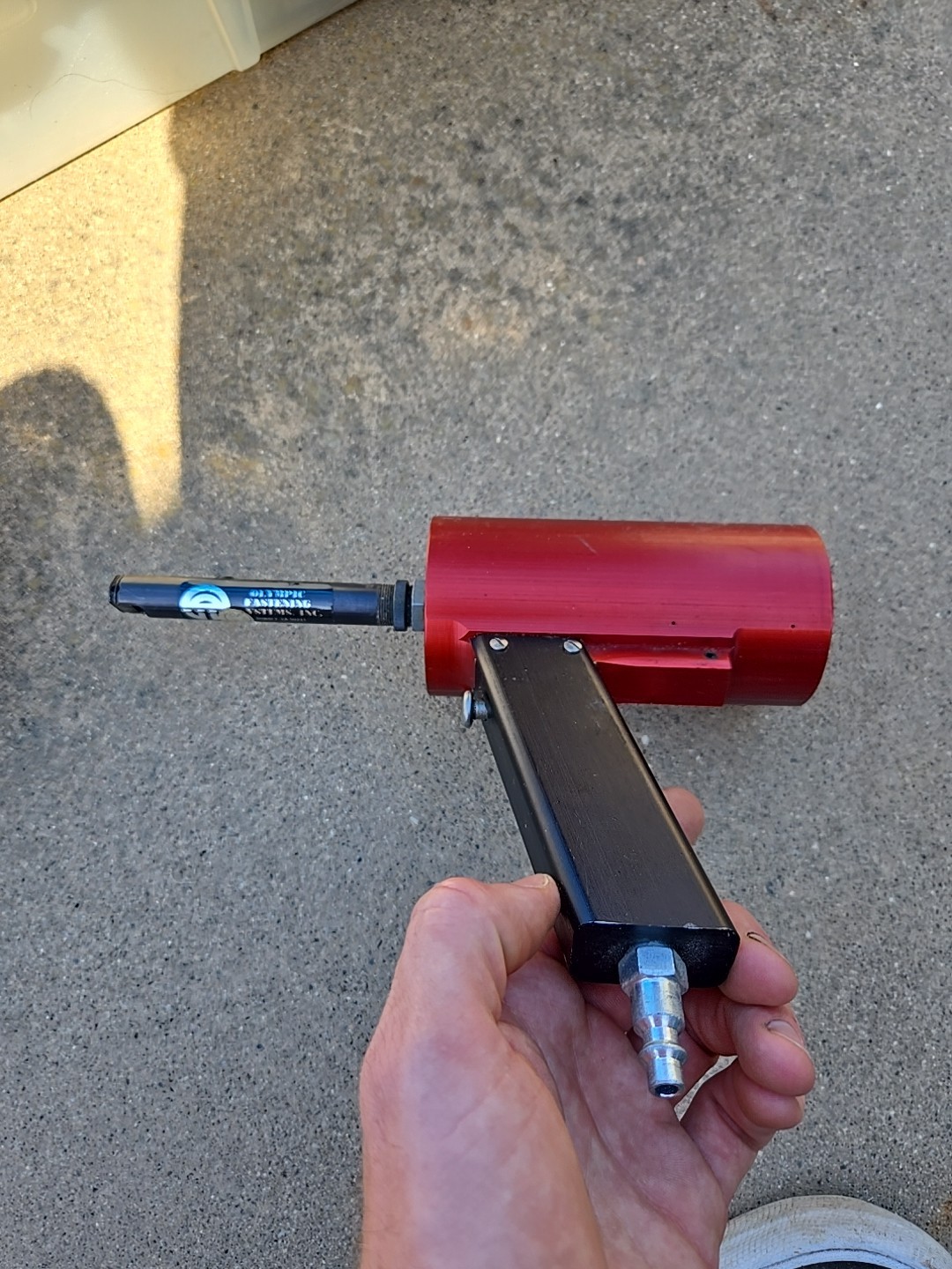 Rv 51 G Olympic Fastening Systems Inc  Pneumatic Rivet Gun With Pulling Heads