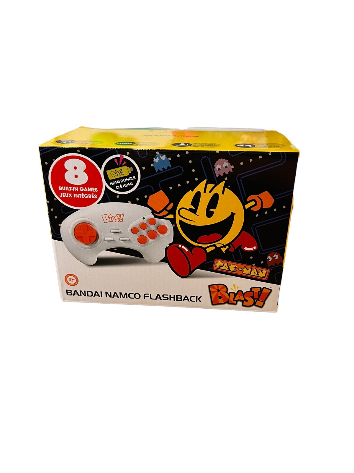 Bandai Namco Pac-Man Flashback Blast! Console, 8 Games - Complete in Box